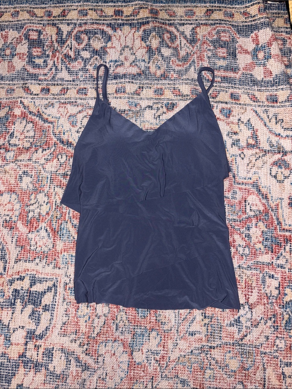 Magicsuit Chloe Tankini Top in Gray SZ 8 NWOT